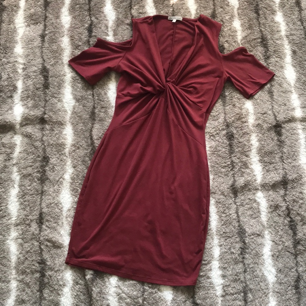 Burgundy Dress
